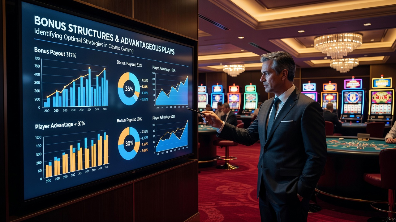 Chart illustrating adjusted expected value calculations when casino bonuses are factored into game selection