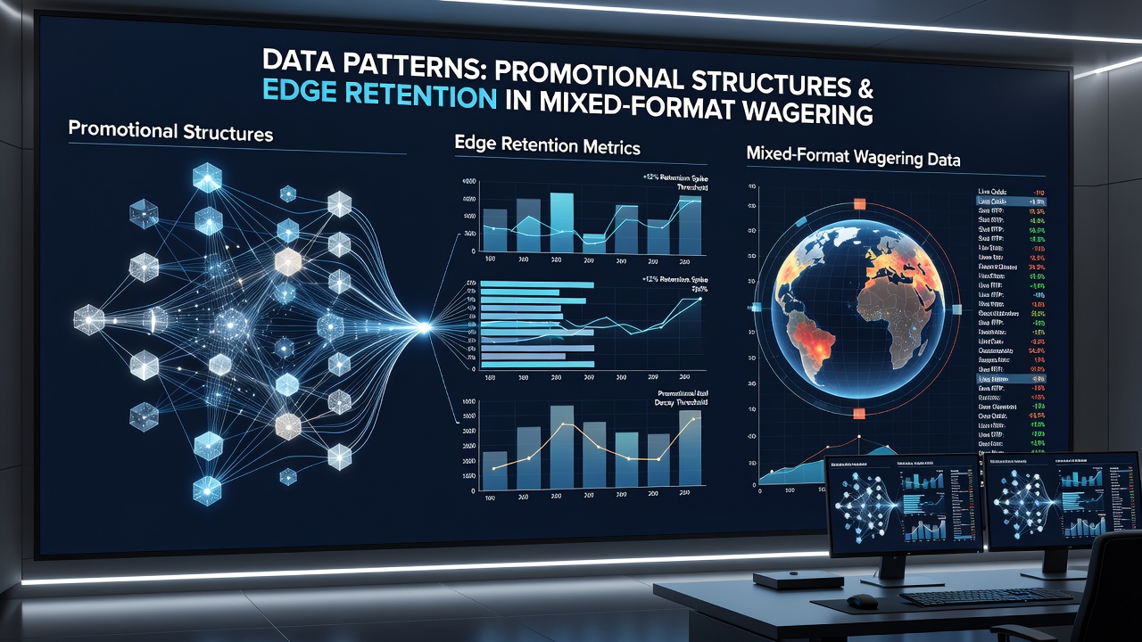 Chart illustrating retention metrics over time in hybrid wagering platforms