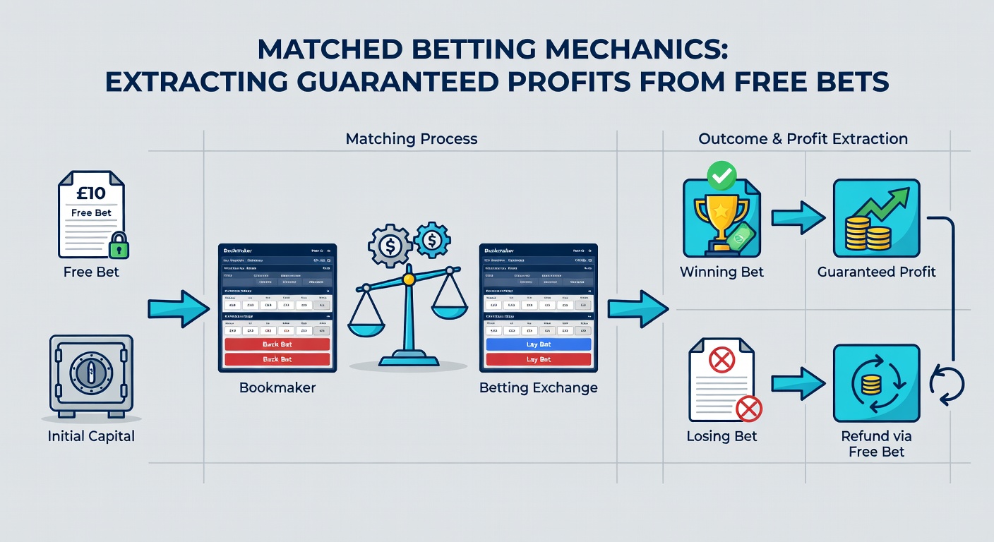 Screenshot of odds matching software displaying back and lay opportunities for a football match