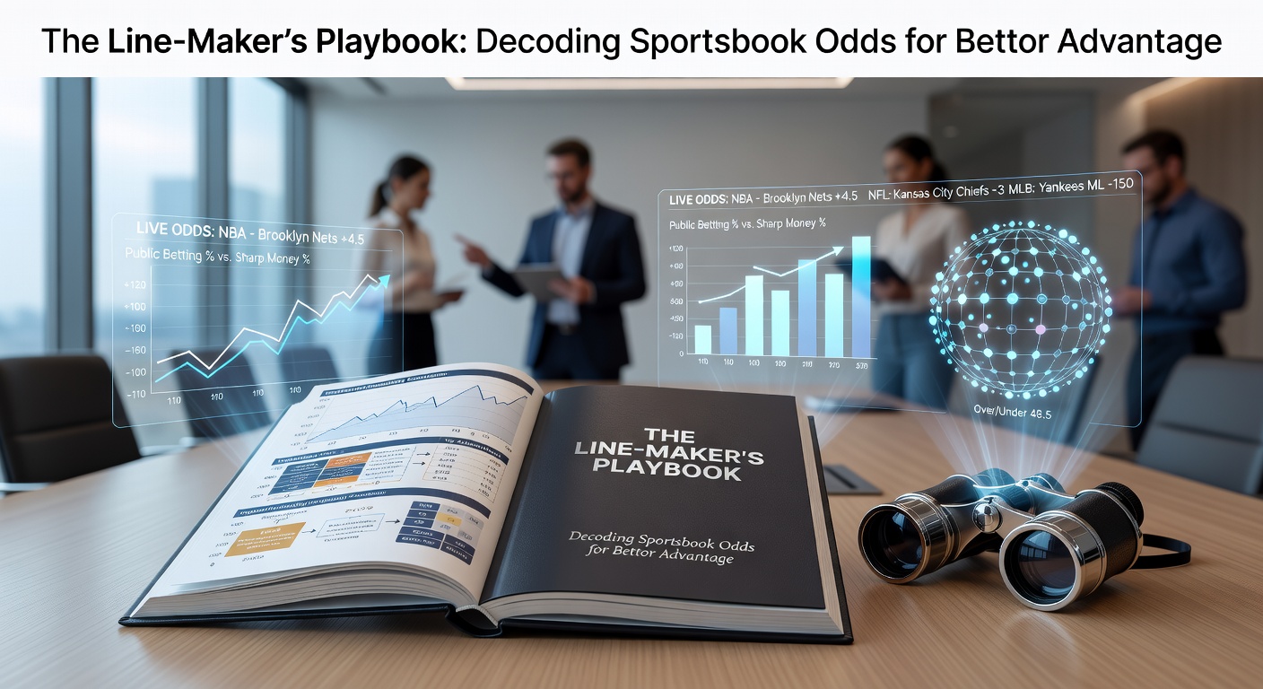 Sportsbook odds board displaying various betting lines for major leagues, highlighting the complexity of line-making in real-time action